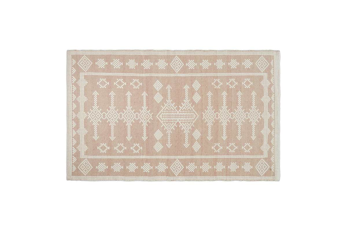 Kittale Wool & Recycled PET Rug - Dusty Pink-nkuku