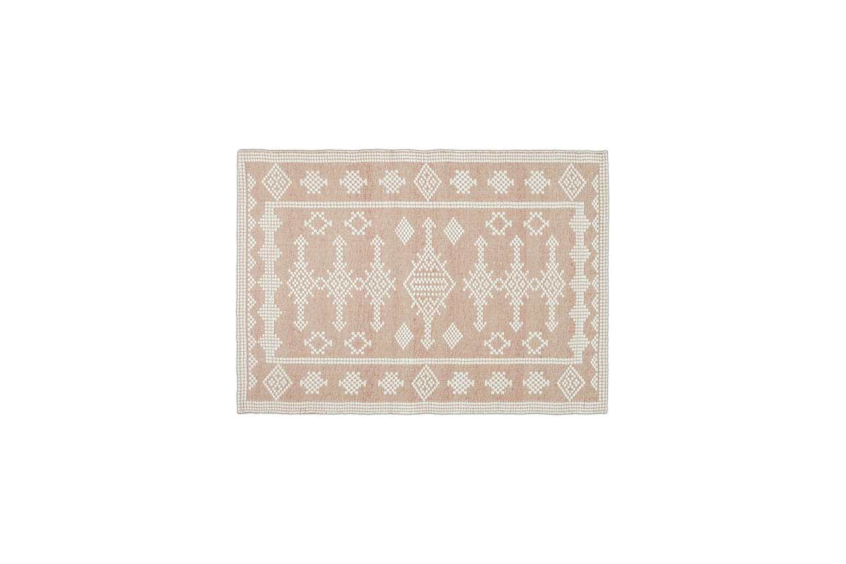 Kittale Wool & Recycled PET Rug - Dusty Pink-nkuku