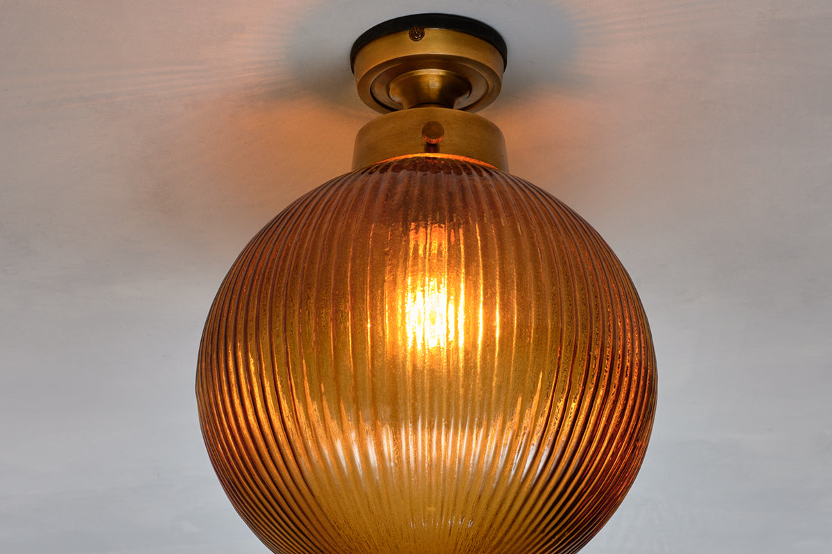 Konnie Bathroom Ceiling Light - Amber-nkuku