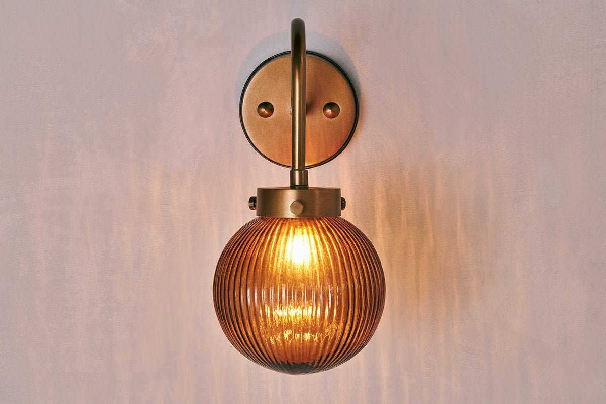 Konnie Bathroom Wall Light - Amber