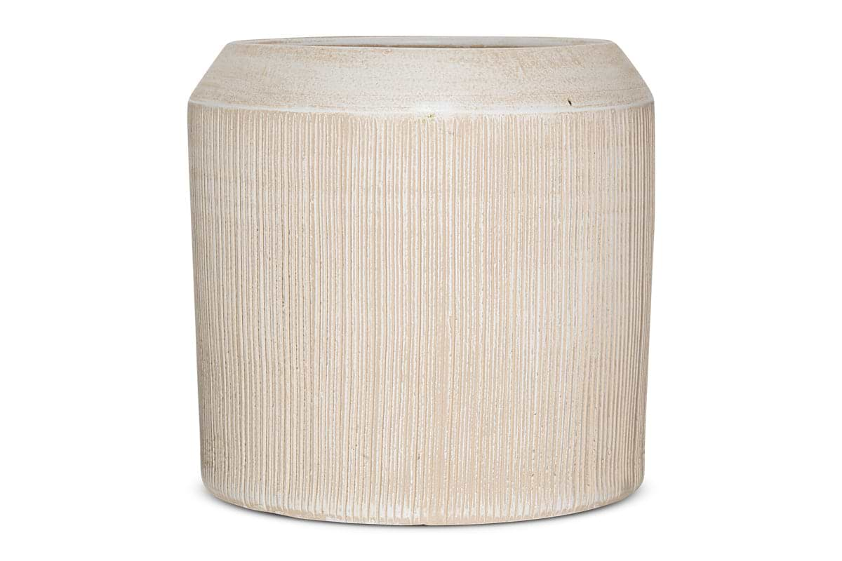 Kubo Ceramic Planter - Cream-nkuku