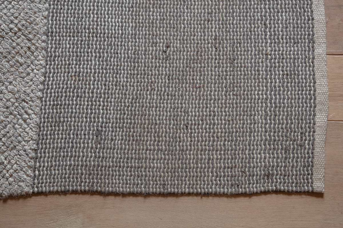 Kufri Jute Rug - Soft Blue & Brown- nkuku