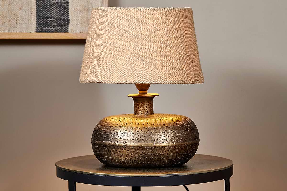 Lumbu Lamp - Antique Brass - Small – nkuku
