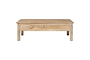 Laali Grooved Mango Wood Coffee Table - Natural-nkuku