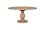 Laya Round Carved Mango Wood Table - Large-nkuku