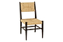 Lohanda Acacia & Munja Grass Dining Chair - Charcoal-nkuku