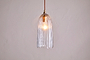 Lumina Recycled Glass Pendant - Clear-nkuku