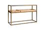 Luzon Iron & Mango Wood Display Console Table- nkuku