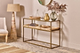 Luzon Iron & Mango Wood Display Console Table- nkuku