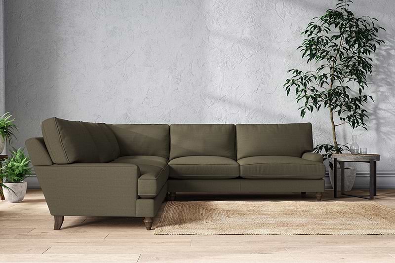 Marri Grand Corner Sofa - Recycled Cotton Fatigue