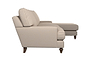Marri Grand Right Hand Chaise Sofa - Recycled Cotton Mocha