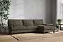 Marri Grand Right Hand Chaise Sofa - Recycled Cotton Fatigue