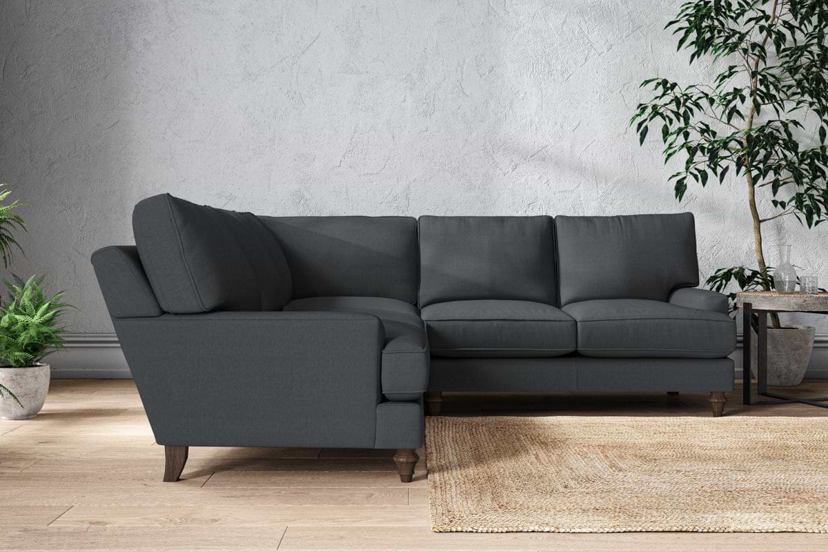 Marri Large Corner Sofa - Recycled Cotton Thunder