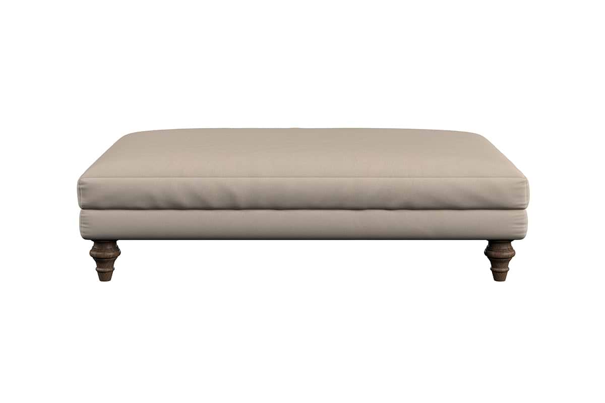 Marri Large Footstool - Recycled Cotton Airforce