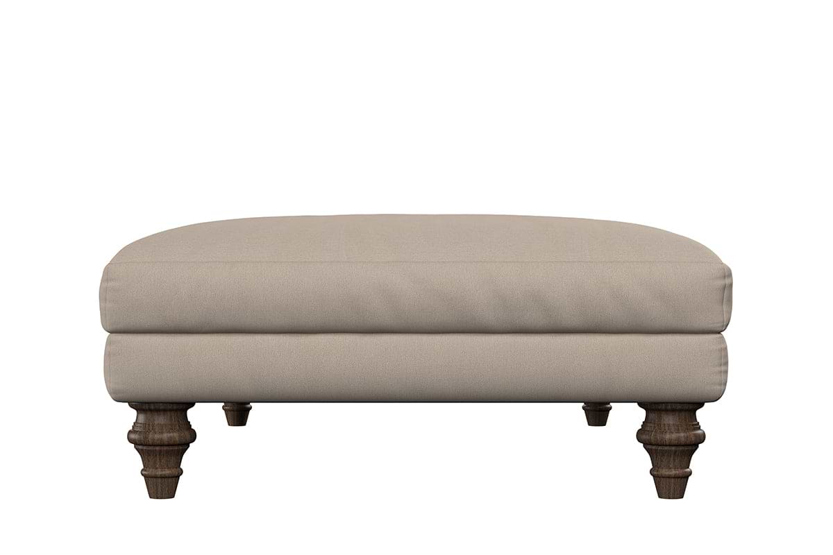 Marri Large Footstool - Recycled Cotton Ochre