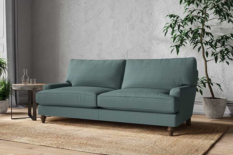 Marri Large Sofa - Recycled Cotton Airforce