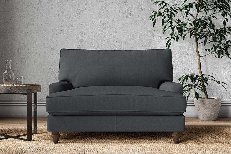 Marri Love Seat - Recycled Cotton Thunder