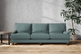 Marri Super Grand Sofa - Recycled Cotton Airforce