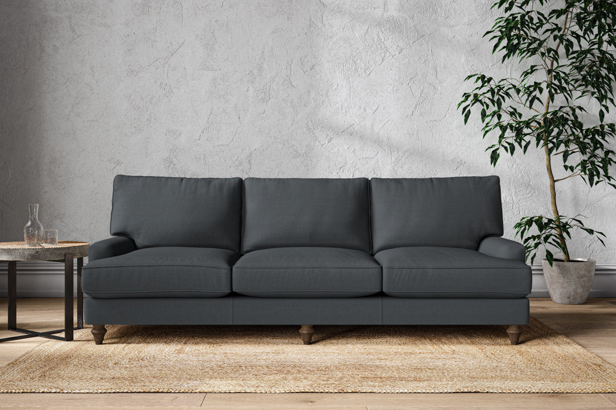 Marri Super Grand Sofa - Recycled Cotton Thunder