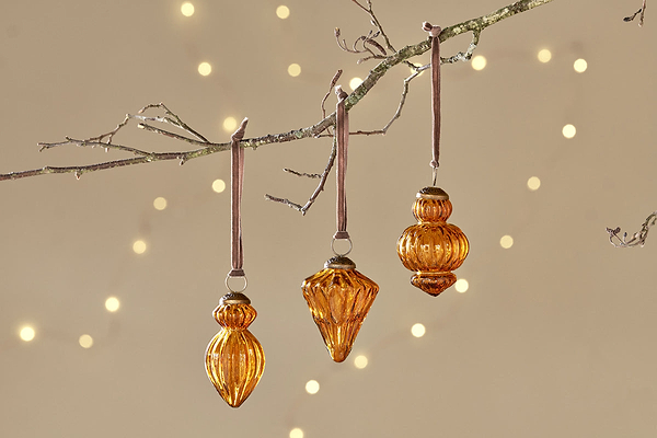 Manipur Baubles - Amber (Set of 3)