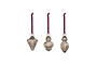 Manipur Baubles - Smoke (Set of 3)