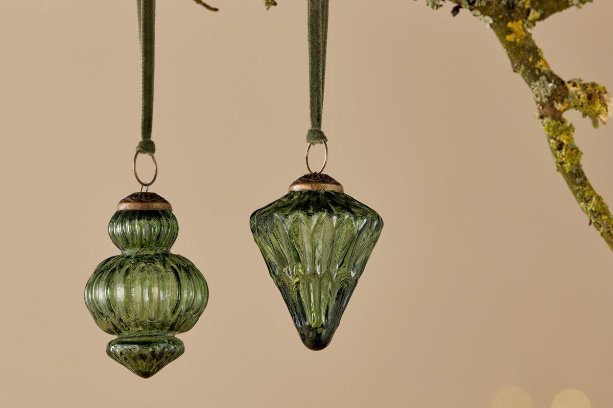 Manipur Baubles - Green (Set of 3)