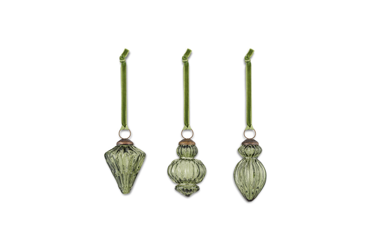 Manipur Baubles - Green (Set of 3)