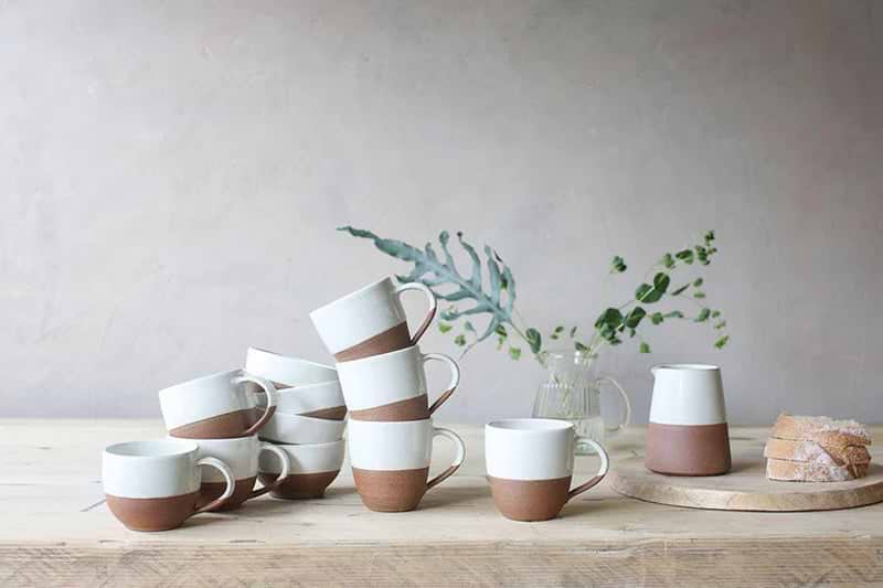Mali Coffee Mug - White (Set of 2)
