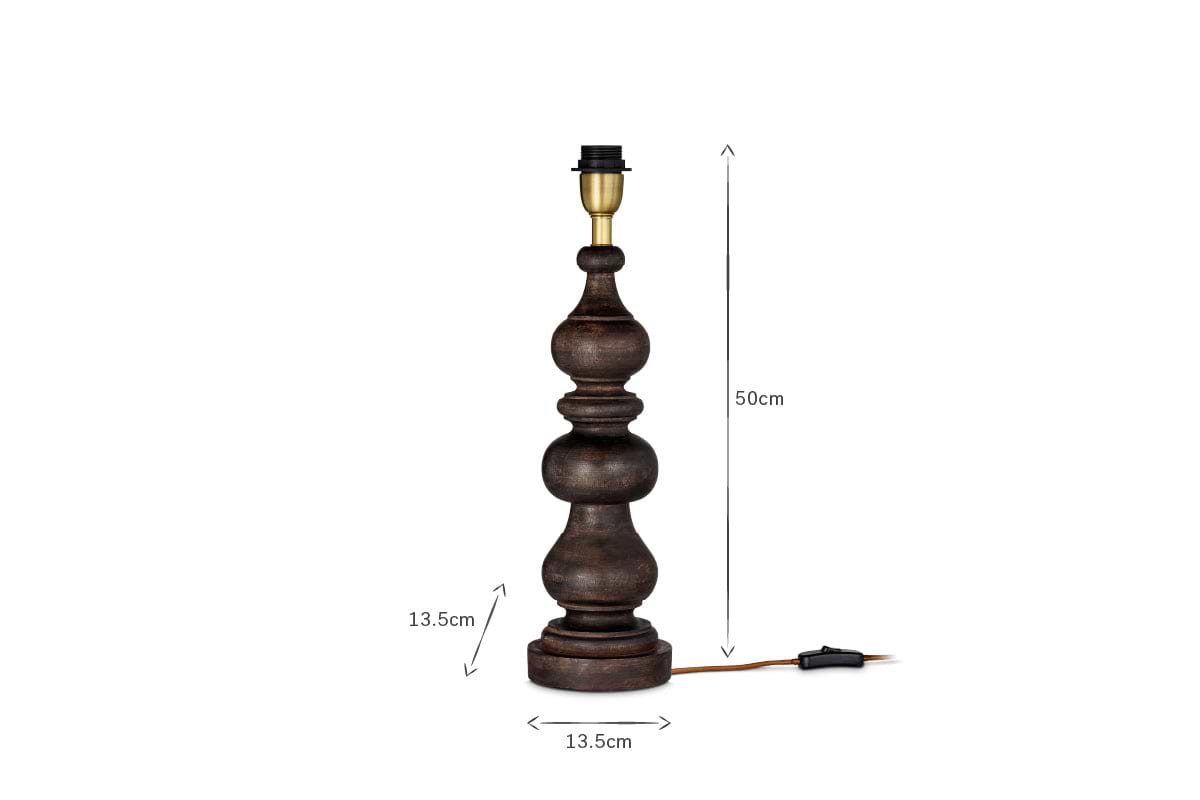 Manua Wood Table Lamp - Large