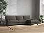 Marri Grand Right Hand Chaise Sofa - Brera Linen Granite