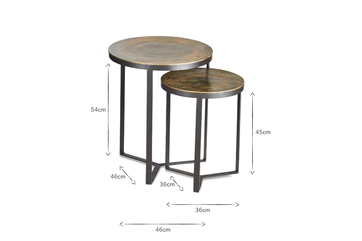 Maba Nesting Side Tables- nkuku