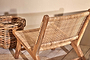 Madrisana Acacia & Rattan Woven Chair- nkuku