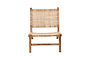 Madrisana Acacia & Rattan Woven Chair- nkuku