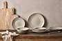 Malia Dinnerware Set - Cream (Set of 12)-nkuku