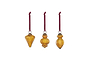 Manipur Baubles - Amber (Set of 3)-nkuku