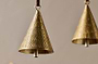 Manya Metal Bell Baubles - Brass - (Set of 3)-nkuku