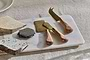 Maram Cheese Knife Set - Natural & Gold (Set of 3)-nkuku