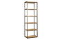 Marjori Mango Wood And Iron Standing Shelves - Narrow-nkuku