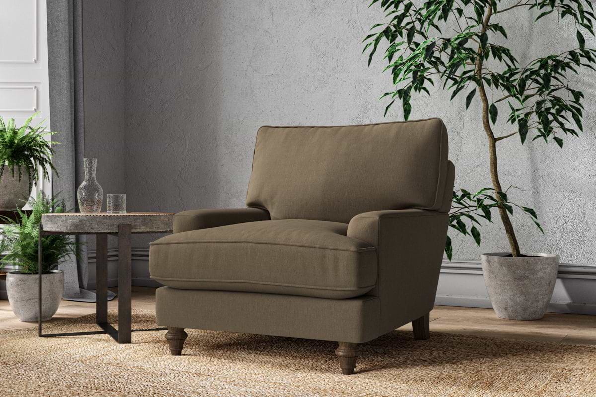 Marri Armchair - Brera Linen Chestnut-nkuku