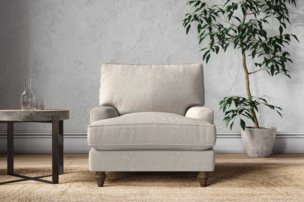 Marri Armchair - Brera Linen Natural- nkuku