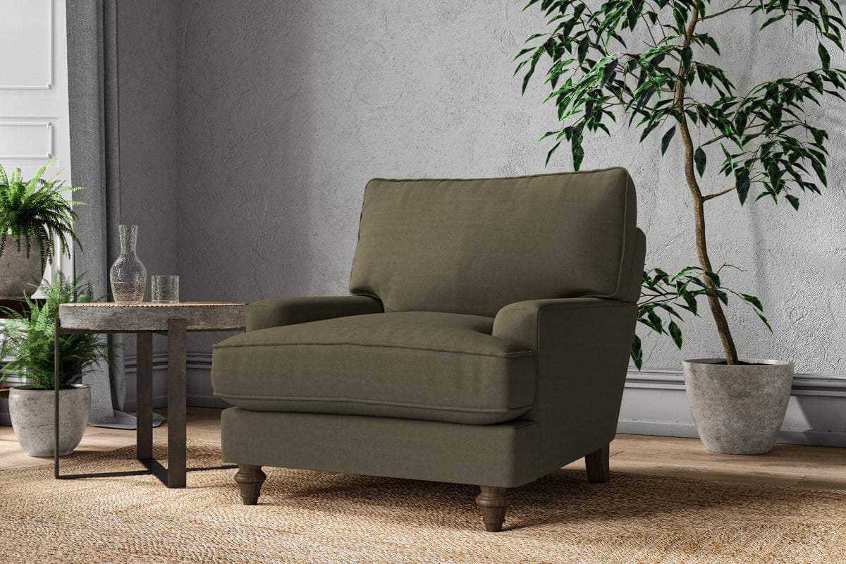 Marri Armchair - Recycled Cotton Fatigue-nkuku