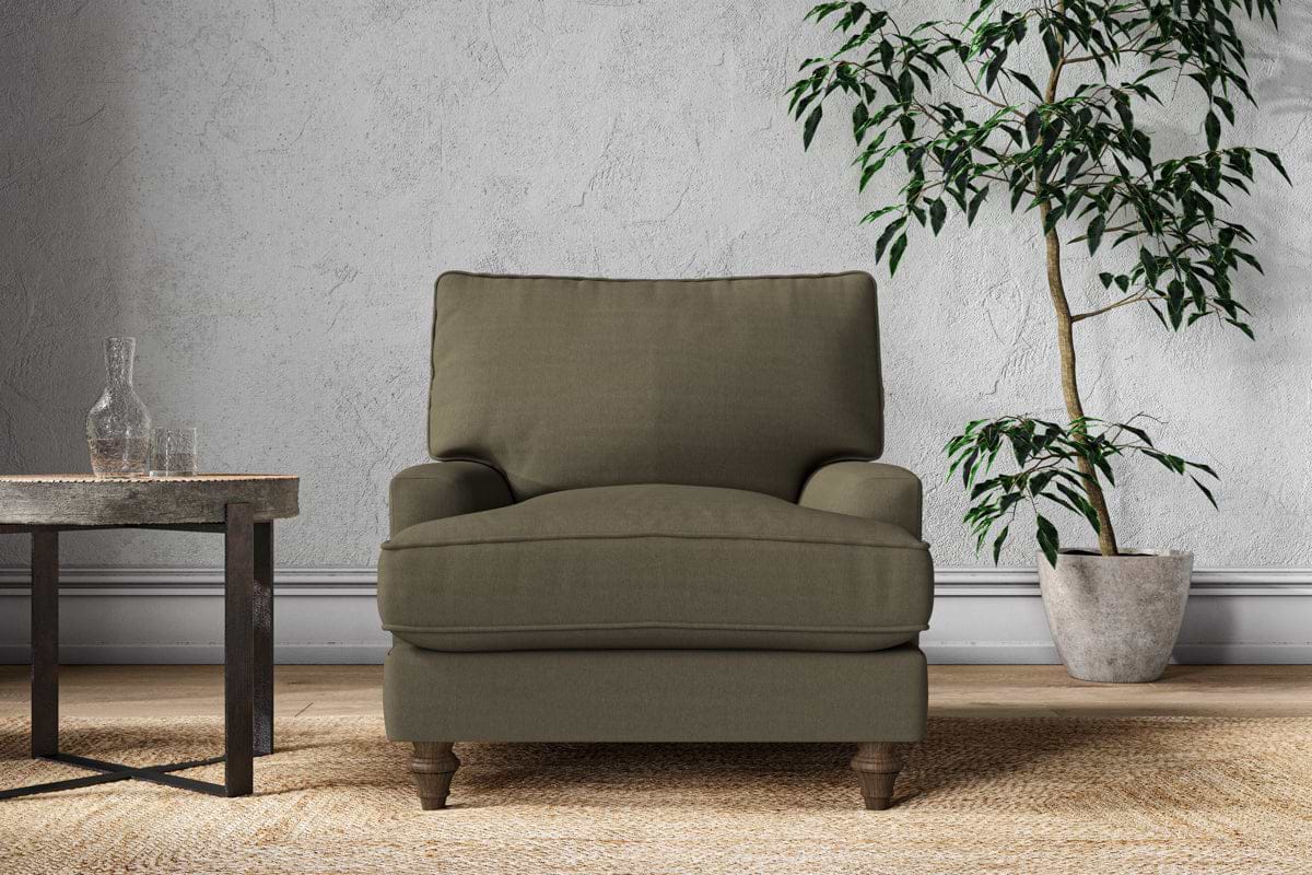 Marri Armchair - Recycled Cotton Fatigue-nkuku
