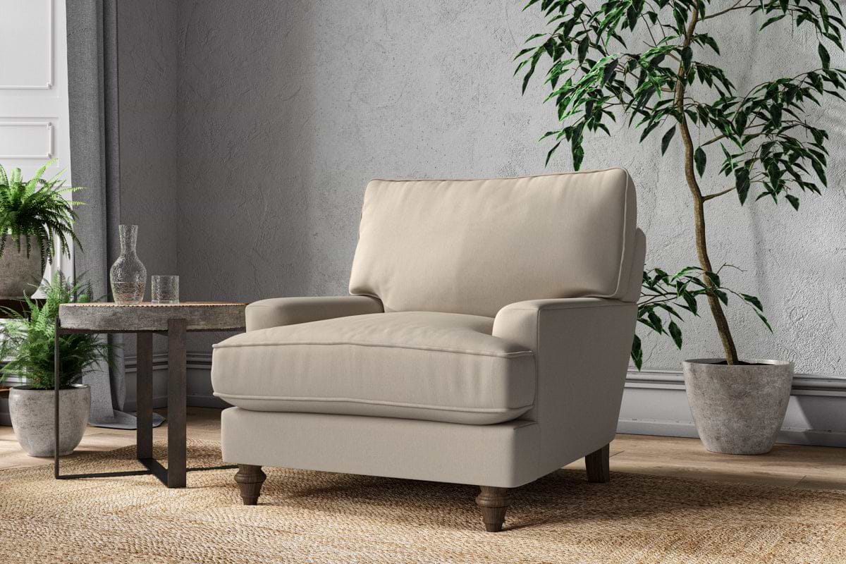 Marri Armchair - Recycled Cotton Stone-nkuku