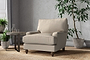 Marri Armchair - Recycled Cotton Stone-nkuku