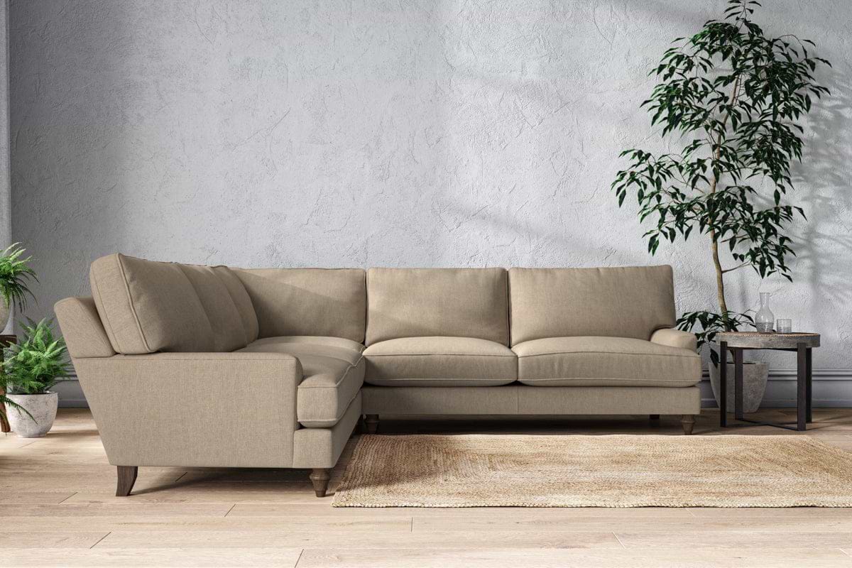 Marri Grand Corner Sofa - Brera Linen Pebble-nkuku
