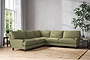 Marri Grand Corner Sofa - Brera Linen Sage-nkuku