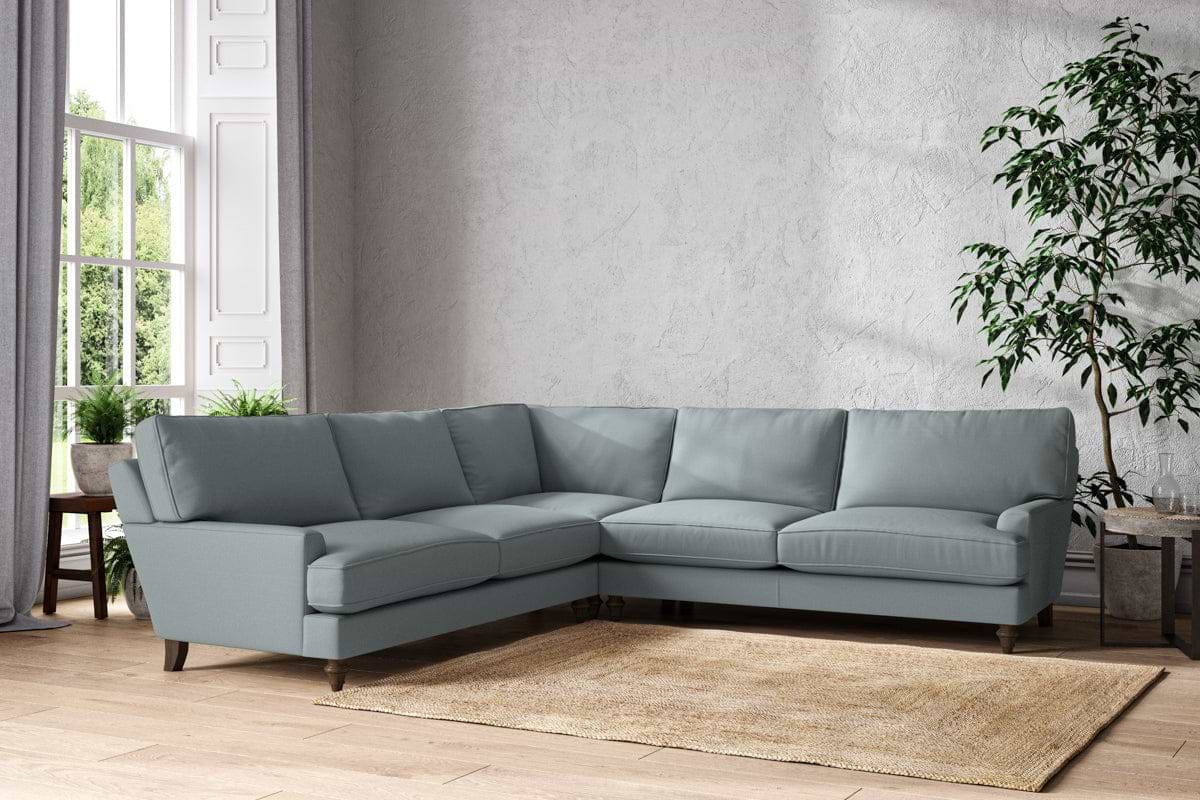 Marri Grand Corner Sofa - Recycled Cotton Horizon-nkuku