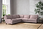 Marri Grand Corner Sofa - Recycled Cotton Lavender-nkuku