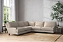 Marri Grand Corner Sofa - Recycled Cotton Natural-nkuku
