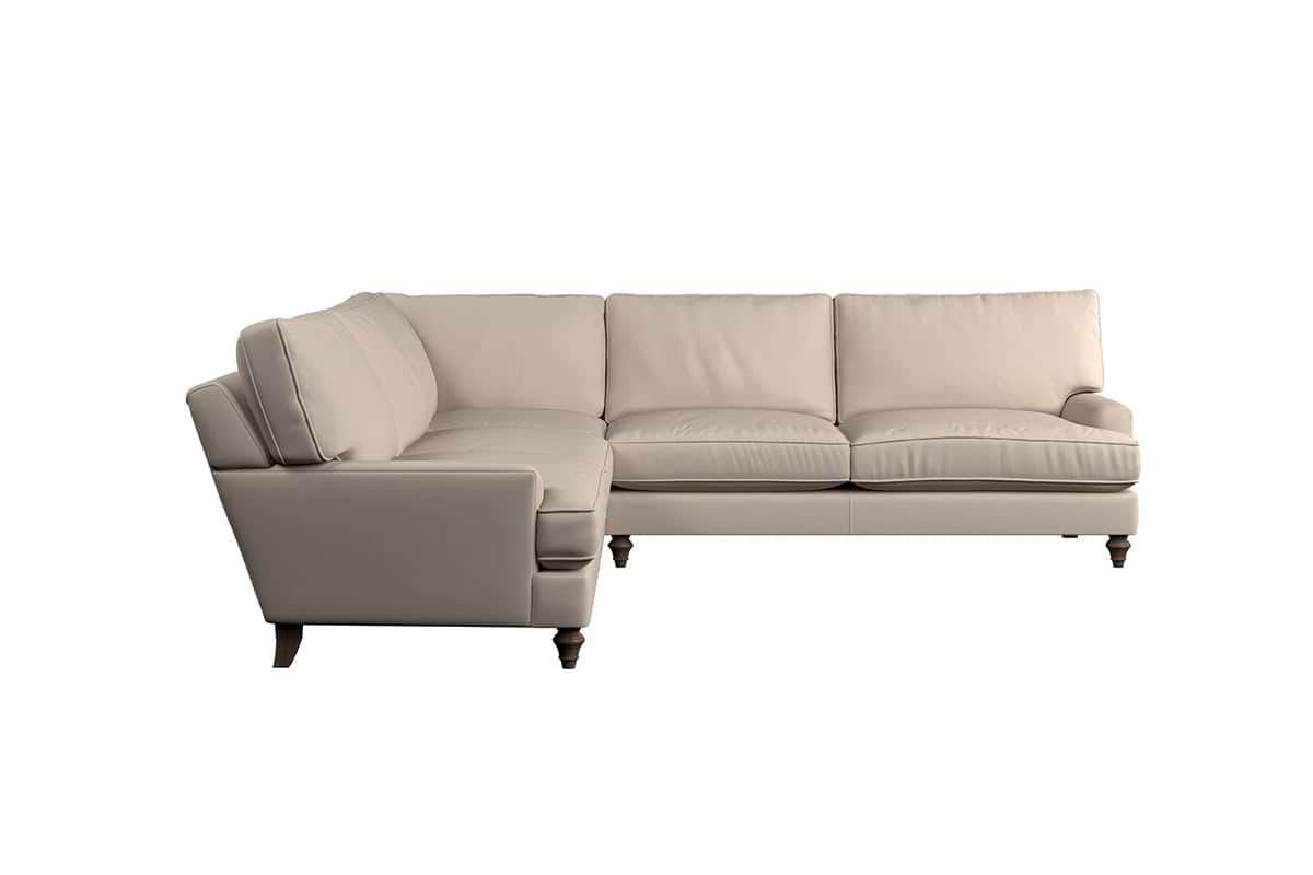 Marri Grand Corner Sofa - Recycled Cotton Thunder-nkuku